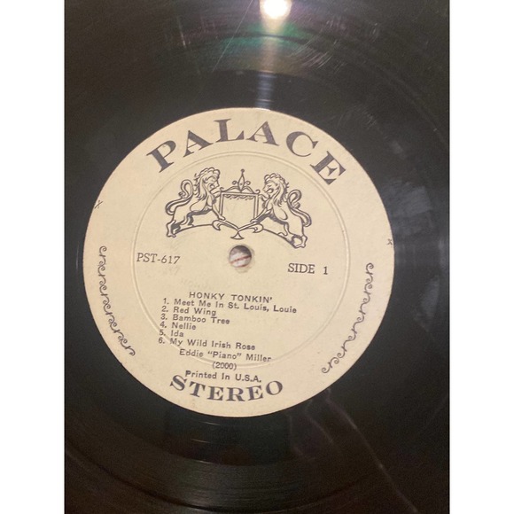 Eddie “piano” Miller Honky Tonkin vtg vinyl - Picture 4 of 6
